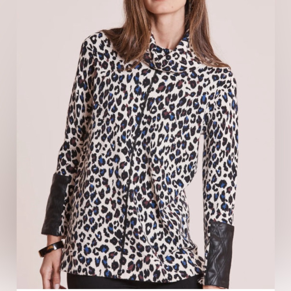 Tyler Boe Cheetah Tunic in Multi size small NWT